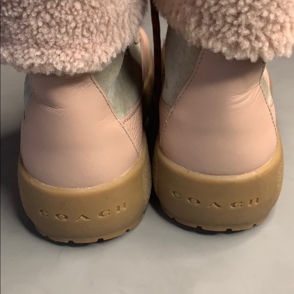 Coach Tyler Shearling Fold over Platform Boot 7 - Picture 11 of 14
